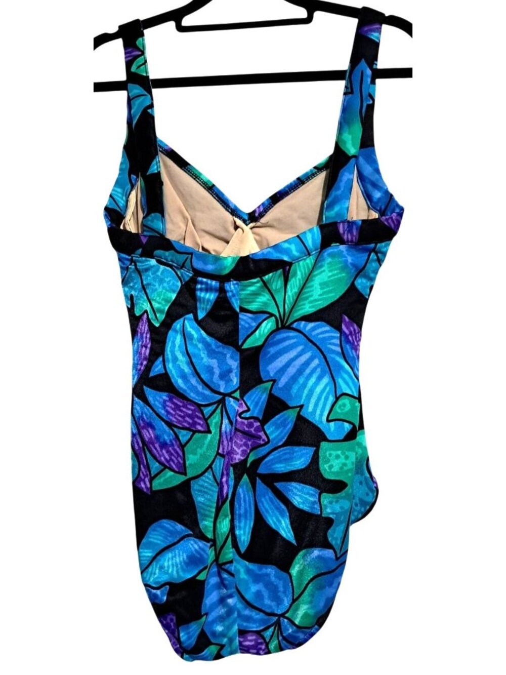 Slimsuit One Piece Swimsuit Womens‎ Size 12 Multicolor Nylon Spandex Made In USA - Picture 9 of 14
